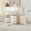 Axyaa Geometric Boho Cotton Cushion Cover for Home Decor