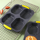 Silicone Bread Baking Plate by Axyaa: High Temp Resistant Hamburger Mold