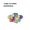 Axyaa Glass Bubble Chandelier Pendant Light for Living Room Bedroom