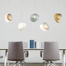 Axyaa Nordic Glass Chandelier LED Ceiling Lamps for Home Decoration
