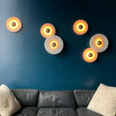 Axyaa Marble LED Wall Lamp Gold Aluminium Art Deco Sconce for Hotel Aisle