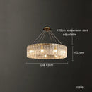 Axyaa Glass Chandelier: Luxury LED Lighting for Living Room