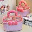 Axyaa Hair Accessories Organizer Box - Bow Switch & Jewelry Holder Container