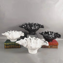 Axyaa Wave Edge Resin Vase Pot for Home Floral Decor