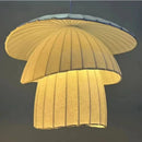 Axyaa Wabi Sabi Silk Pendant Light: Elegant Japanese Design for Living Room, Bedroom, Dining Room