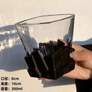Axyaa Frosted Texture Ice Cup Glass Luxurious Whiskey Cup