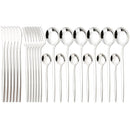 Axyaa Gold Stainless Steel Dinnerware Set for Elegant Table Setting