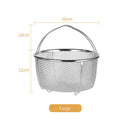 Axyaa Stainless Steel Rice Steamer with Oil Filter and Handle
