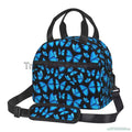Axyaa Colorful Butterflies Insulated Lunch Bag with Shoulder Strap