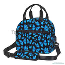 Axyaa Colorful Butterflies Insulated Lunch Bag with Shoulder Strap