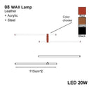 Axyaa Elegant Leather Ceiling Pendant Lights - Minimalist Design Home Decor LED Lamps