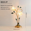 Axyaa French Pastoral LED Flower Table Lamp for Home Decor
