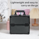 Axyaa Makeup Train Case Jewelry Box Organizer, Large Capacity Handle Included