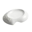 Axyaa White Ceramic Soup Plate - Elegant Japanese Western Food Dish