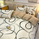 Axyaa Home Cotton Queen Bedding Set with Sheets Comforter Cover Pillowcase