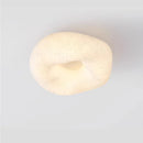 Axyaa Silk Ceiling Lamp: Irregular Shape, Dimmable, Remote Control