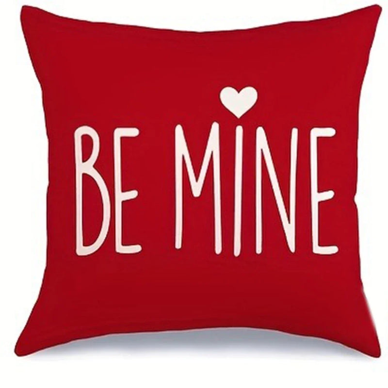 Axyaa Love Bottle Pattern Pillowcase for Home Sofa Decor