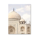 Axyaa Moroccan Mosque Landscape Art Poster Prints for Home Decor