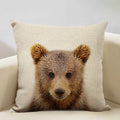 Animal Print Cushion 45x45cm for Sofa, Car Seat & Living Room Decor by Axyaa