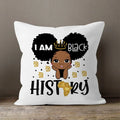 Axyaa Cartoon Girl Pillow Case: Soft Short Plush Cushion Cover for Sofa & Home Decor