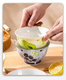Axyaa Ceramic Rice Bowl with Large Capacity for Fruit, Salad, and More
