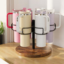 Axyaa 40 oz Tumbler Rotating Storage Rack with 6 Slots for Kitchen Cabinet