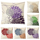Axyaa Hydrangea Dandelion Cushion Cover: Home Car Sofa Decor Pillow Case