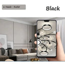Axyaa Starry Sky Chandelier LED Ceiling Lamp for Modern Nordic Living Room