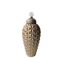 Axyaa Geometric Diamond Crystal Vase for Chic Flower Arrangements