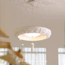 Axyaa Cream Style Carved White Pendant Light for Living, Dining, Bedroom