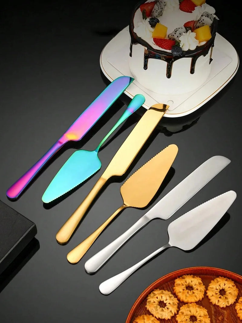 Axyaa Stainless Steel Spatula Set for Cakes, Breads & Pastries