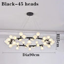 Axyaa Nordic Minimalist Molecular Pendant Light for Creative Restaurant Room Fashion