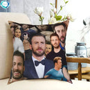 Axyaa Pattern Zip Square Pillowcase 45*45cm