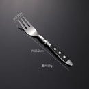 Axyaa Stainless Steel Dining Cutlery Set with Wooden Handles