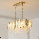 Axyaa Glass Duplex French Chandelier for Luxurious Villa Living Room