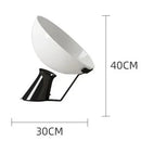 Axyaa Circular Resin Desk Lamp - Minimalist Nordic Design for Study, Bedroom, Atmosphere Lighting