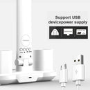 Axyaa LED Desk Lamp with 2 Heads, Dimmable, 180° Rotate, Foldable - Eye Protection