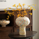 Ceramic Vase for Table Decoration by Axyaa - Floral Arrangement Room Decor