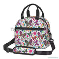 Axyaa Colorful Butterflies Insulated Lunch Bag with Shoulder Strap