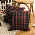 Axyaa Christmas Plaid Cushion Cover for Cheerful Home Decor