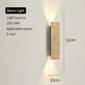 Axyaa Natural Stone Outdoor LED Wall Sconces, 18W Bedroom Exterior Lighting