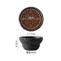Axyaa Round Japanese Bowl Separator Plate for Creative Dining Experience