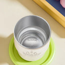 Axyaa 304 Stainless Steel Coffee Cup with Lid, Double-Layer Anti-Scalding Travel Mug