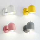 Axya Nordic LED Iron Wall Lamp - Rotatable Macaron Lighting for Interior Spaces