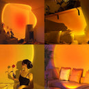 Axyaa Rainbow Sunset Projection Mood Light for Home Decor