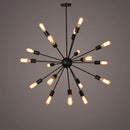 Axyaa Retro Vintage Black Sputnik Chandelier for Dining Room, Bar and Restaurant