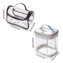 Axyaa Clear Waterproof Makeup Bag Portable Cosmetic Pouch