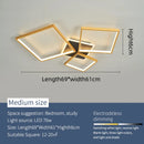 Axyaa Modern Dimmable Black/Gold LED Ceiling Light for Living Room, Bedroom, Study Room