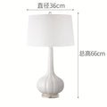 Axyaa Pink Ceramic Table Lamps LED for Home & Office - Contemporary Design