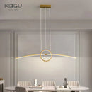 Axyaa Modern LED Ceiling Chandelier for Dining Kitchen Minimalist Home Decor Lighting